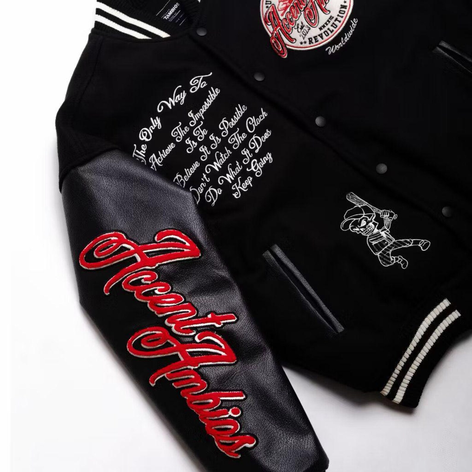 Accent Ambios Embroidered Bomber Jacket