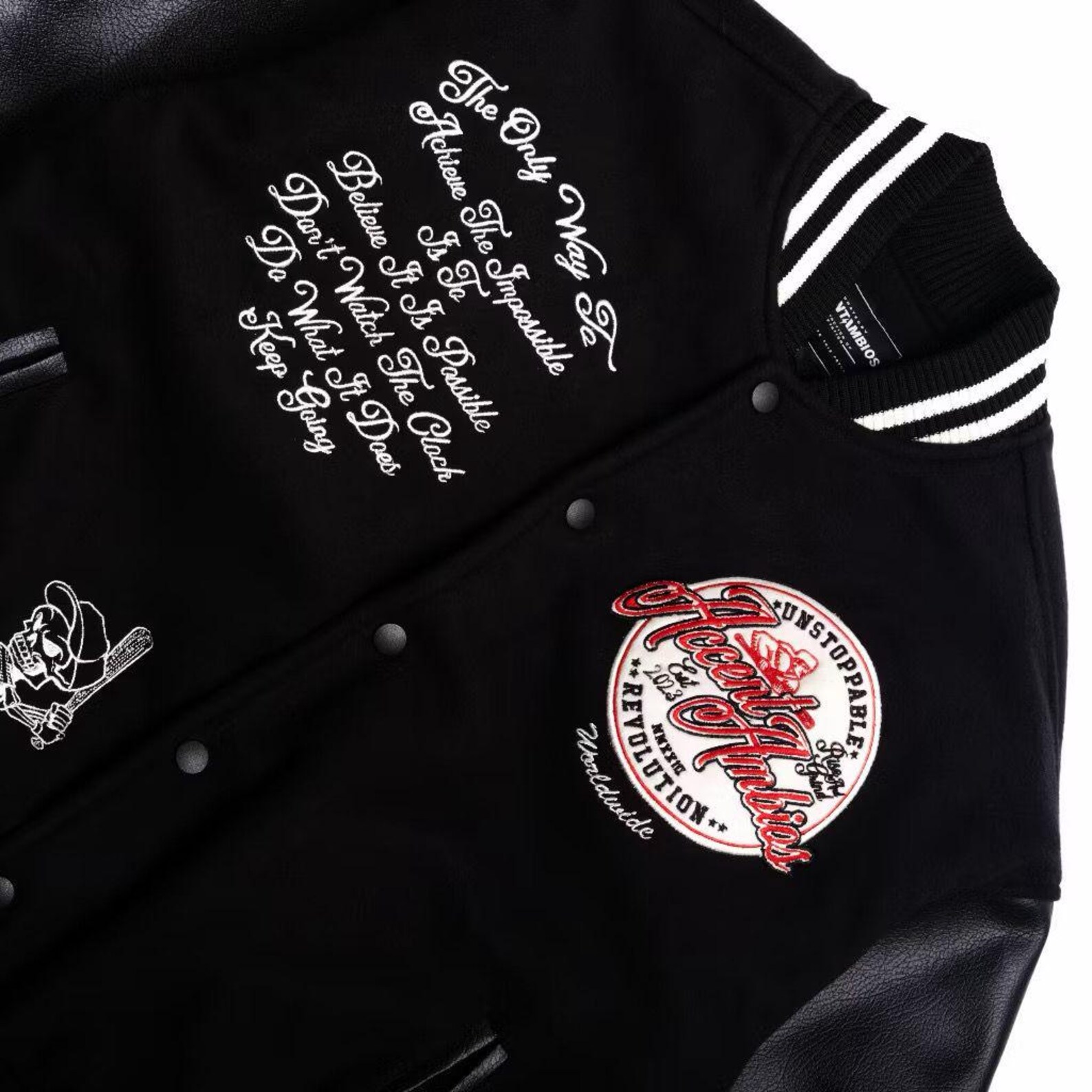 Accent Ambios Embroidered Bomber Jacket