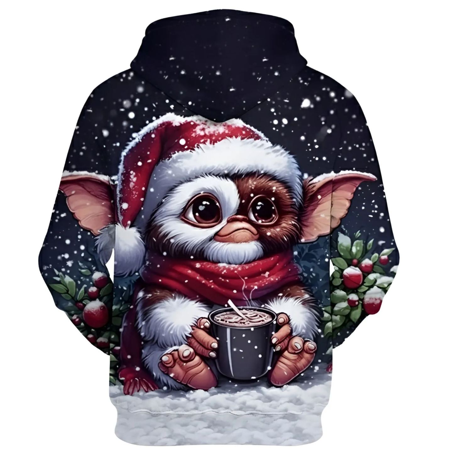 Men Casual 3D Cartoon Print Hoodie