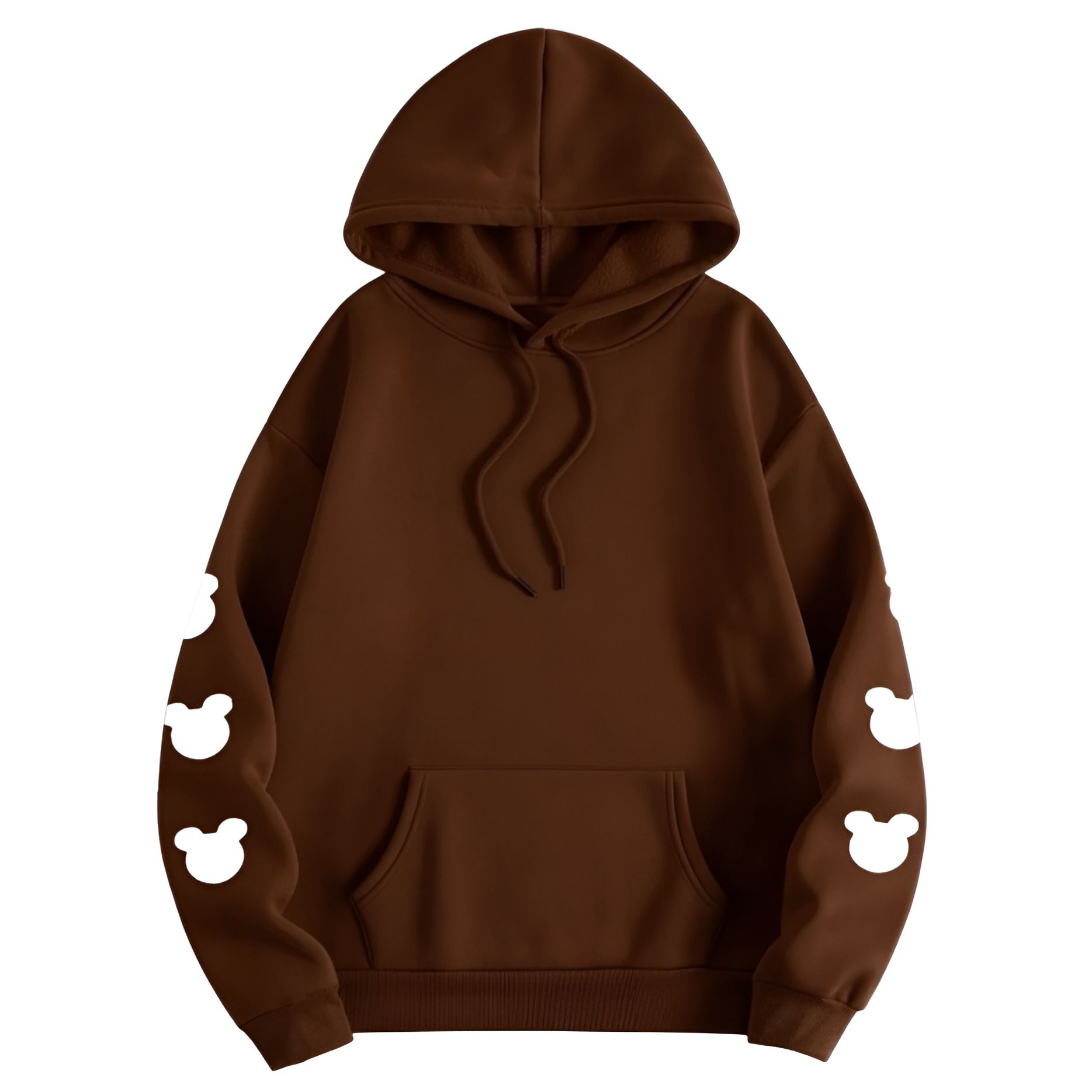 Some Days Just Seem Upside Cartoon Print Pullover Hooded