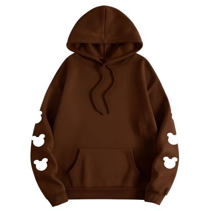 Some Days Just Seem Upside Cartoon Print Pullover Hooded