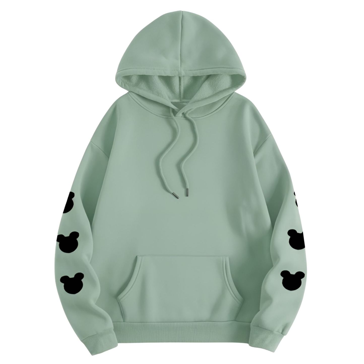 Some Days Just Seem Upside Cartoon Print Pullover Hooded