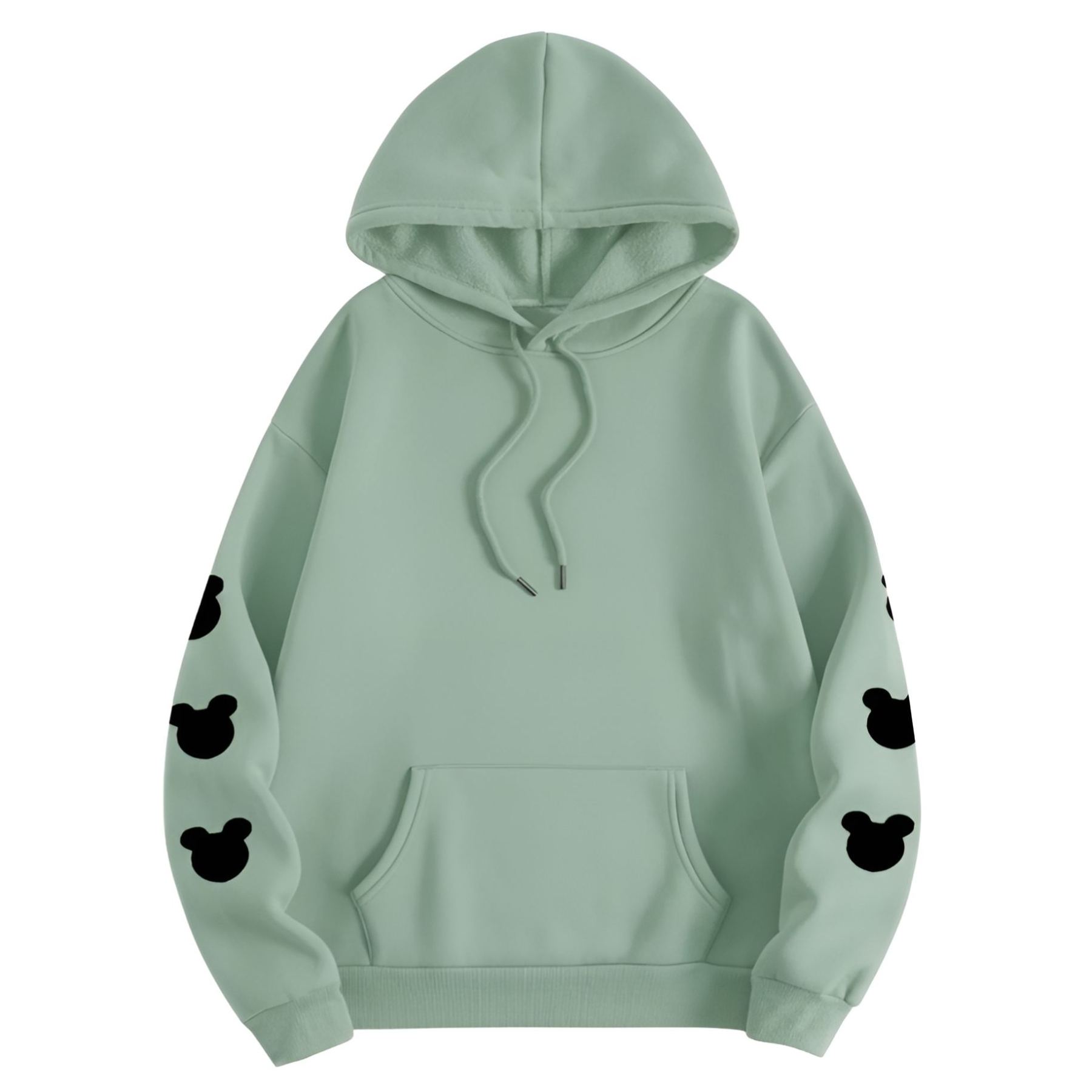 Some Days Just Seem Upside Cartoon Print Pullover Hooded