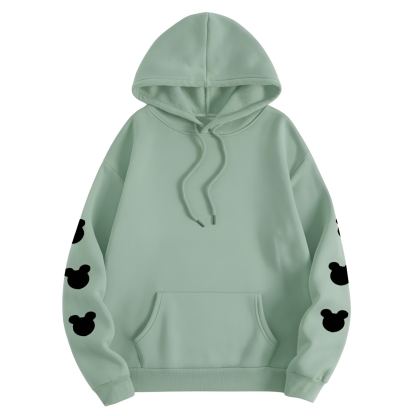 Some Days Just Seem Upside Cartoon Print Pullover Hooded