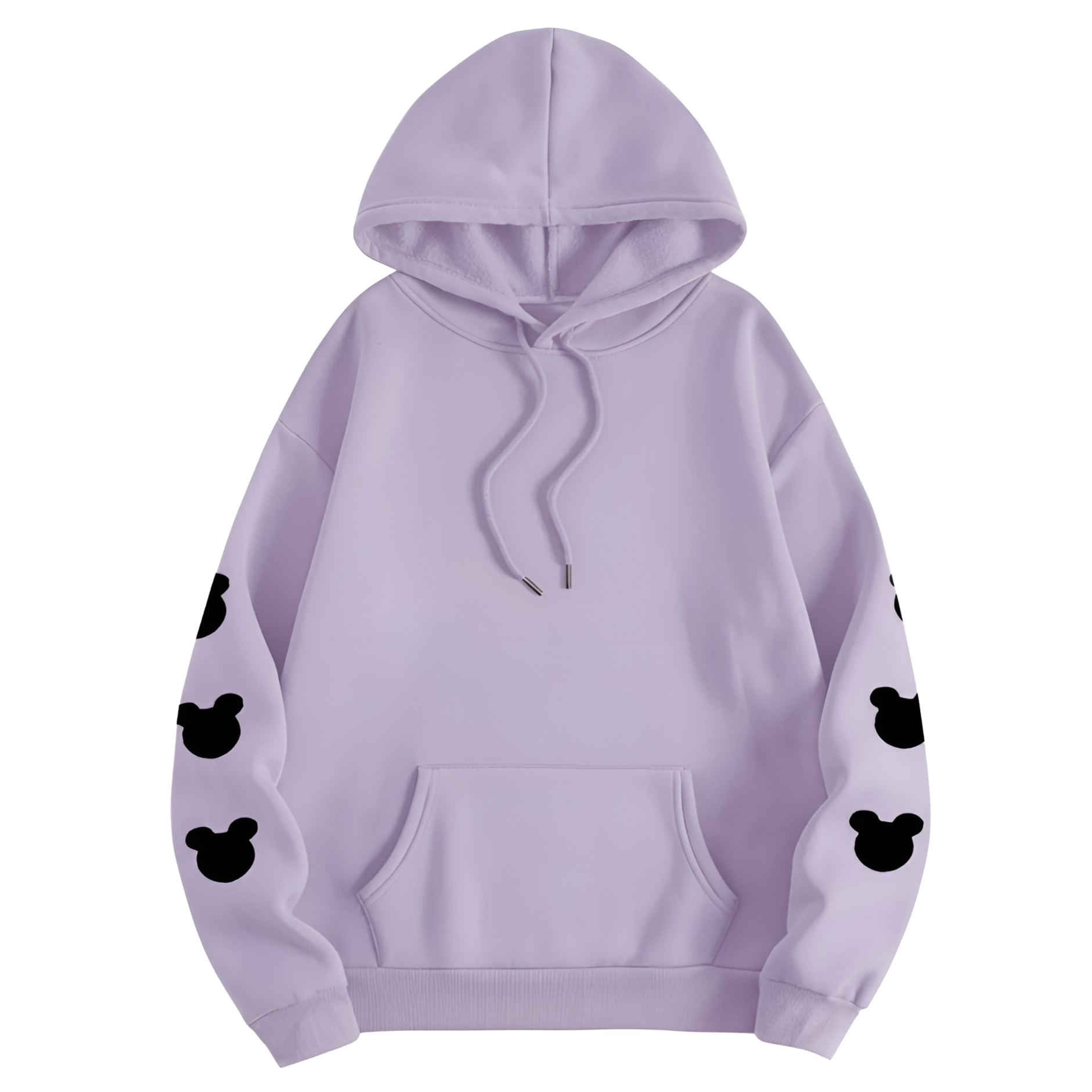 Some Days Just Seem Upside Cartoon Print Pullover Hooded