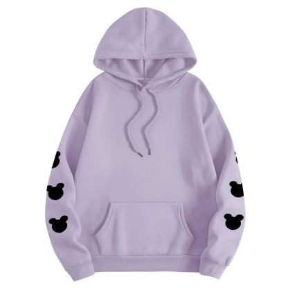 Some Days Just Seem Upside Cartoon Print Pullover Hooded