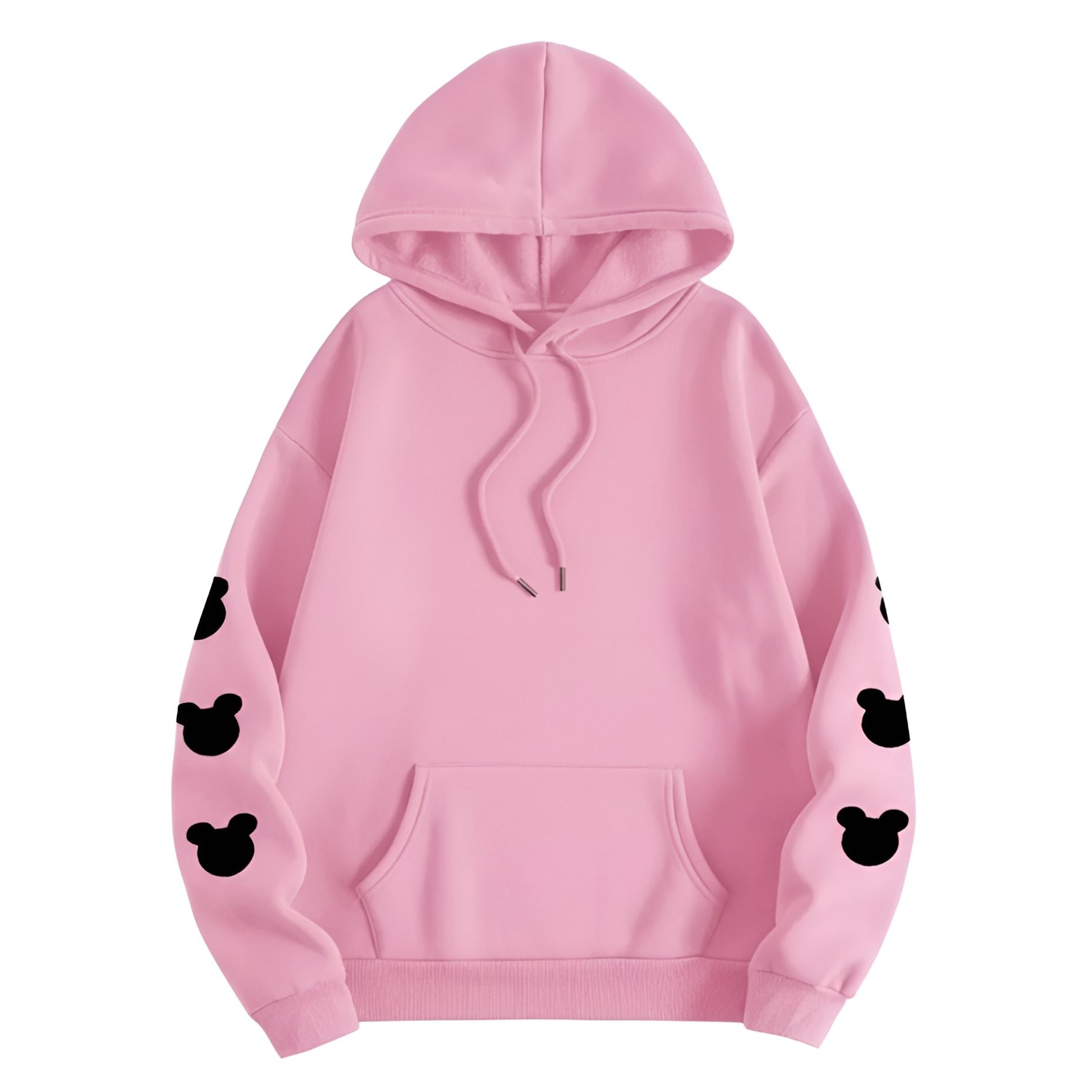 Some Days Just Seem Upside Cartoon Print Pullover Hooded