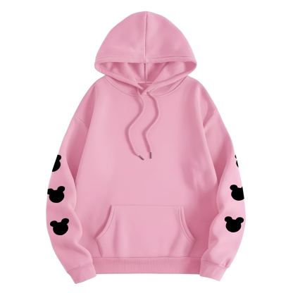 Some Days Just Seem Upside Cartoon Print Pullover Hooded