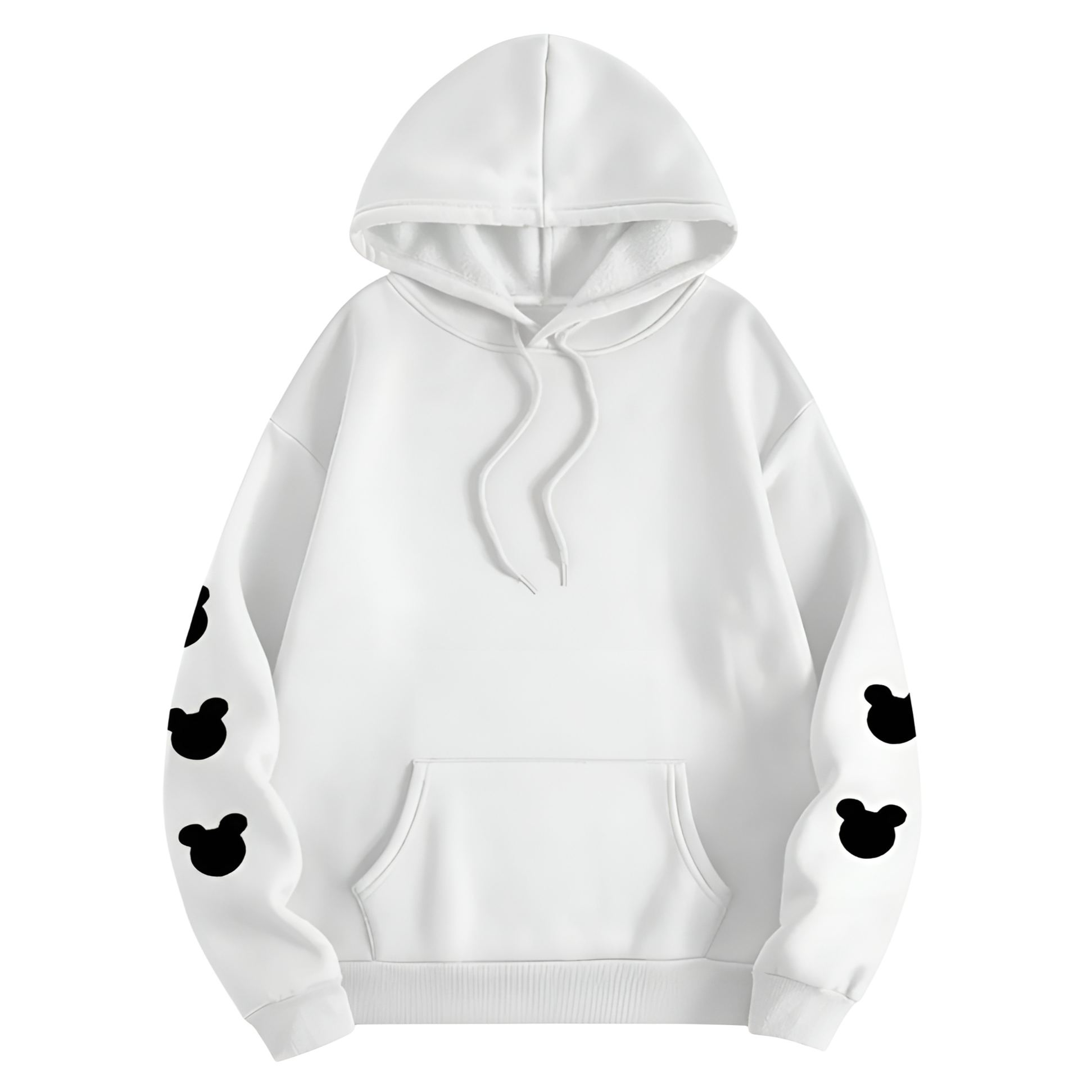 Some Days Just Seem Upside Cartoon Print Pullover Hooded