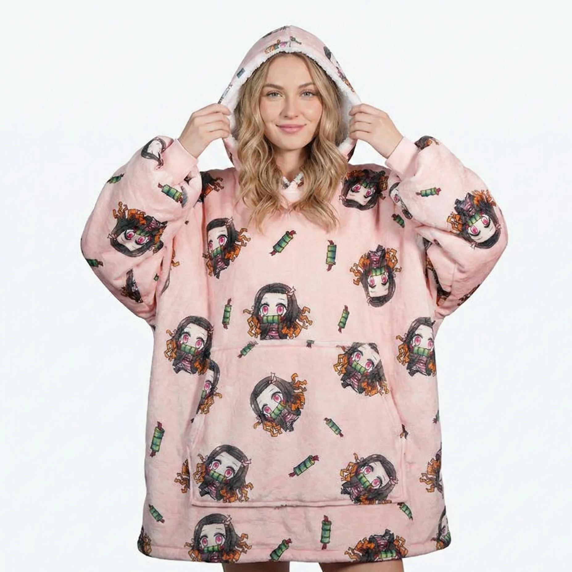  Ultra-Soft Oversized Design for Cozy Anime Nights