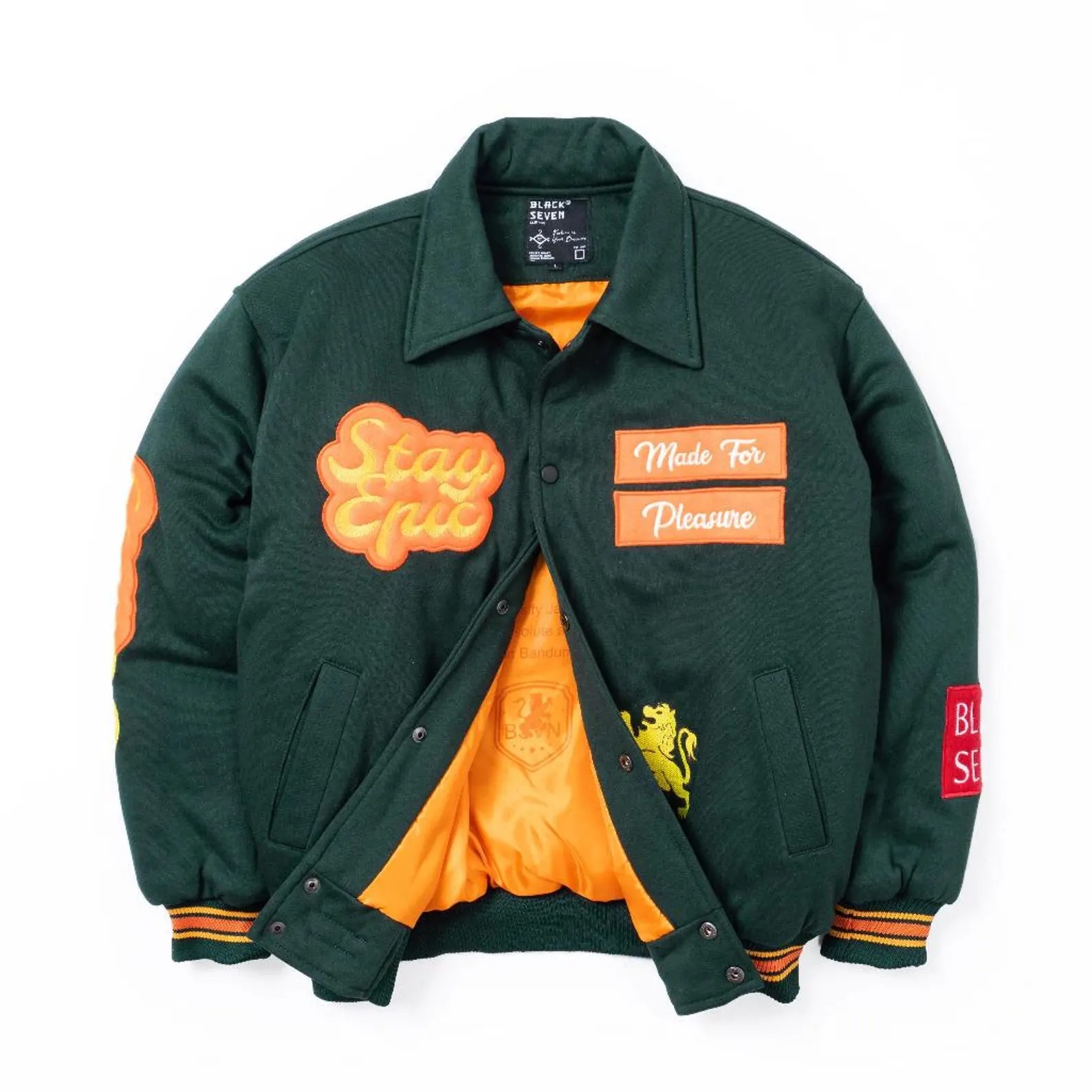 Anime Varsity Embroidered Bomber Jacket 