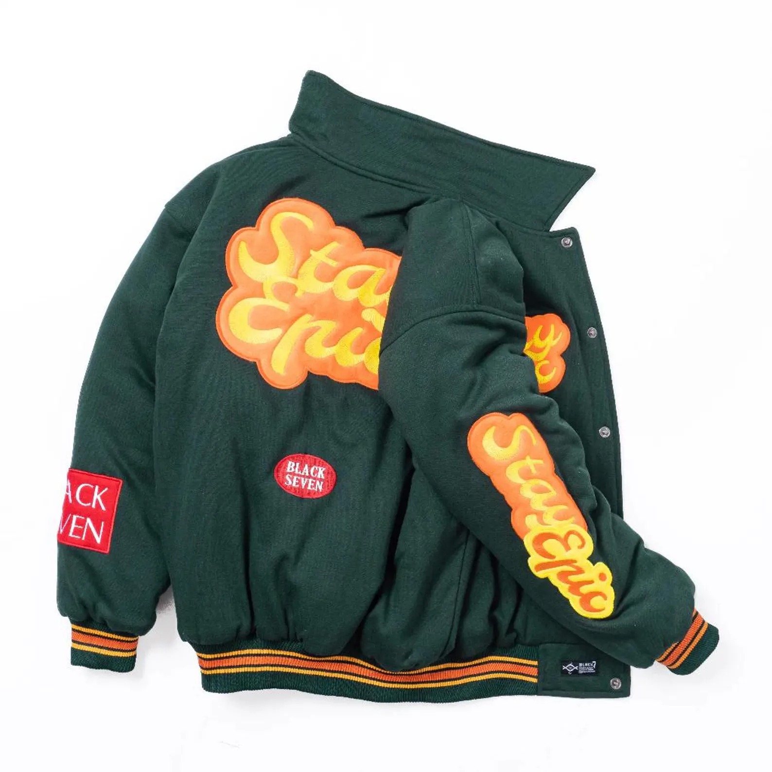 Anime Varsity Embroidered Bomber Jacket 