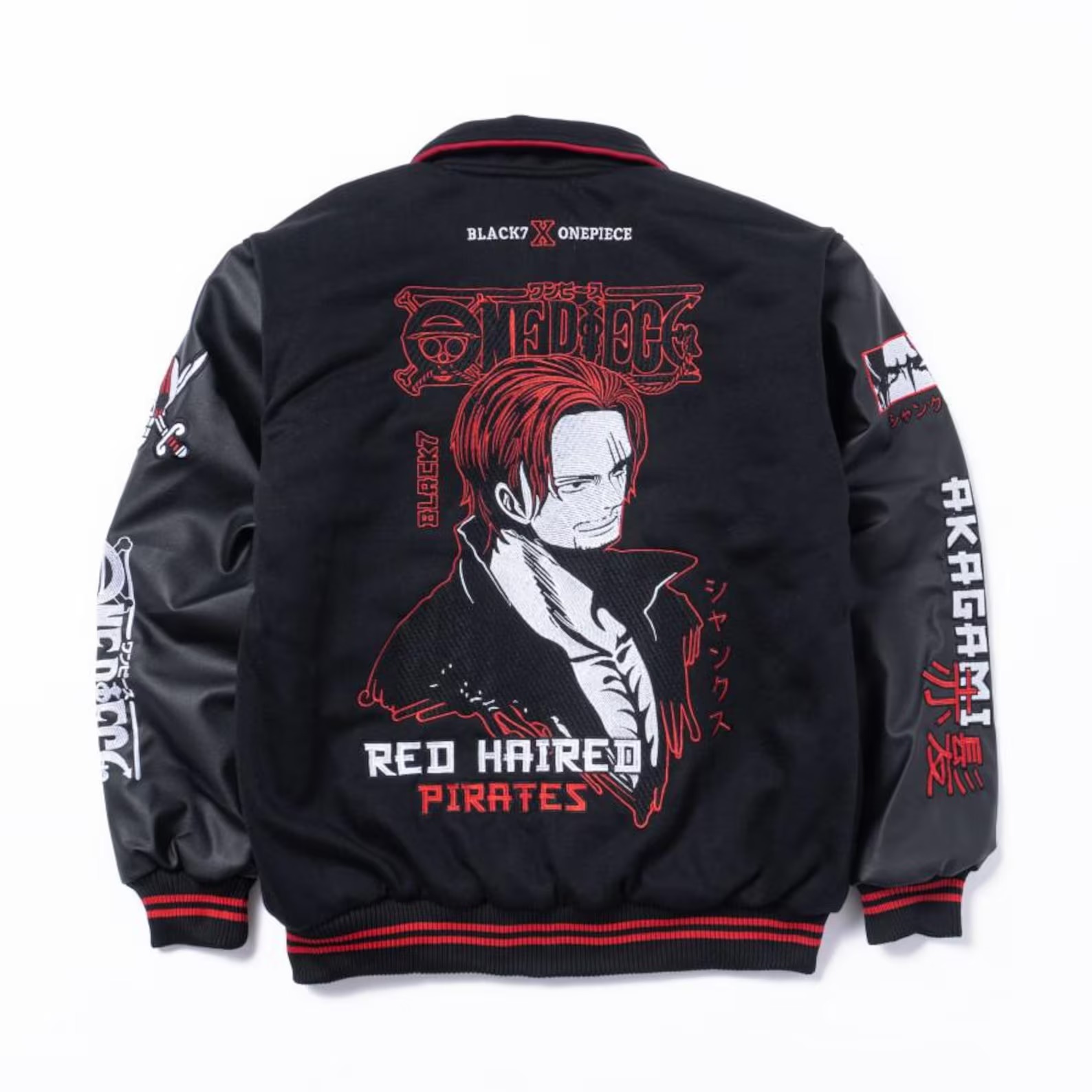 Japanese Sukajan One Piece Embroidered Anime Bomber Jacket