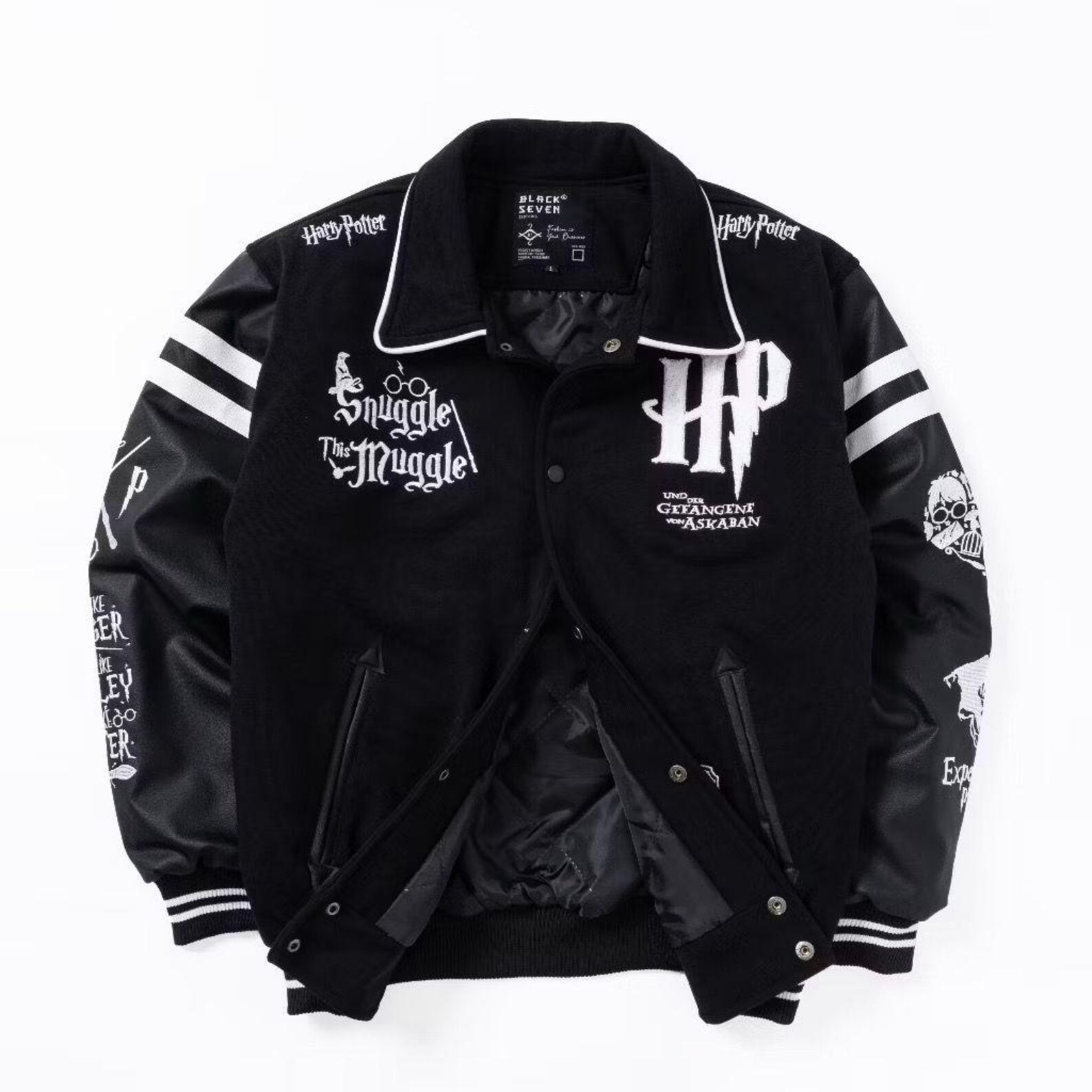 Sukajan Varsity Embroidered Anime Bomber Jacket