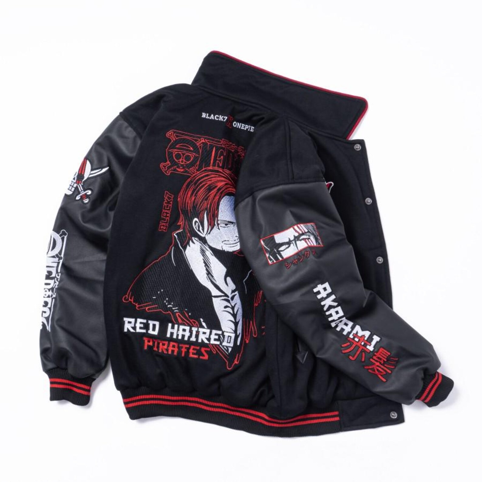 Japanese Sukajan One Piece Embroidered Anime Bomber Jacket