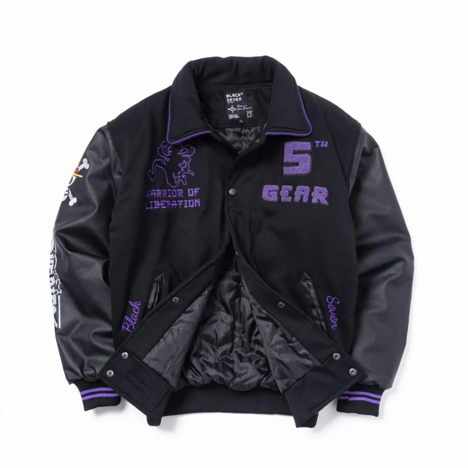 Varsity Sukajan Embroidered Anime Bomber Jacket