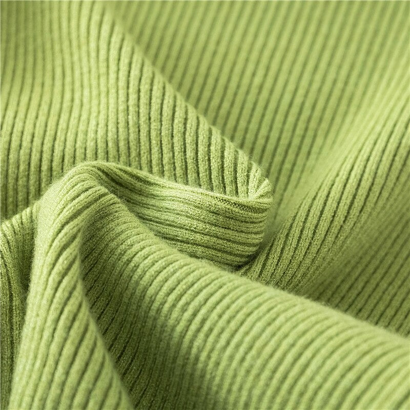 V-Neck Long-Sleeved Woolen Knitted Pullover For Women-Soco Hoodie