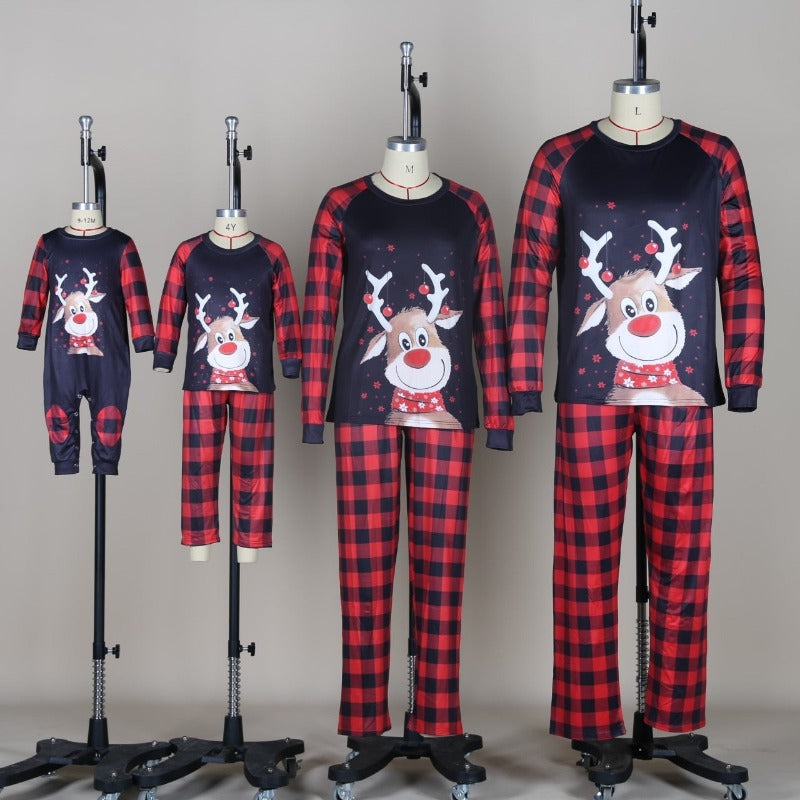 Blissful Deer Xmas Matching Pajama