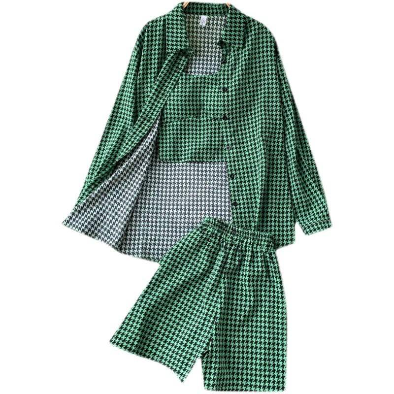 Three Pieces Shirt With Suspender Top And Short For Women-Soco Hoodie