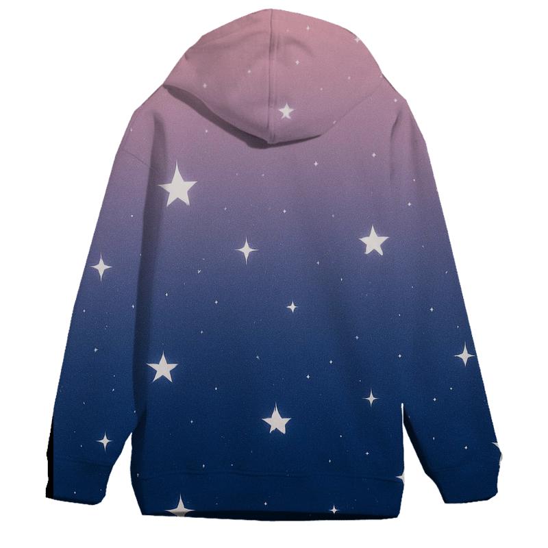 Celestial Dreamscape Oversized Hoodie