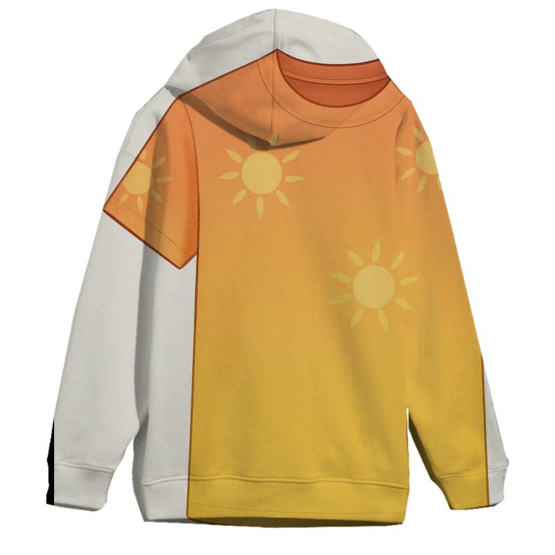 Sunrise Glow Oversized Hoodie