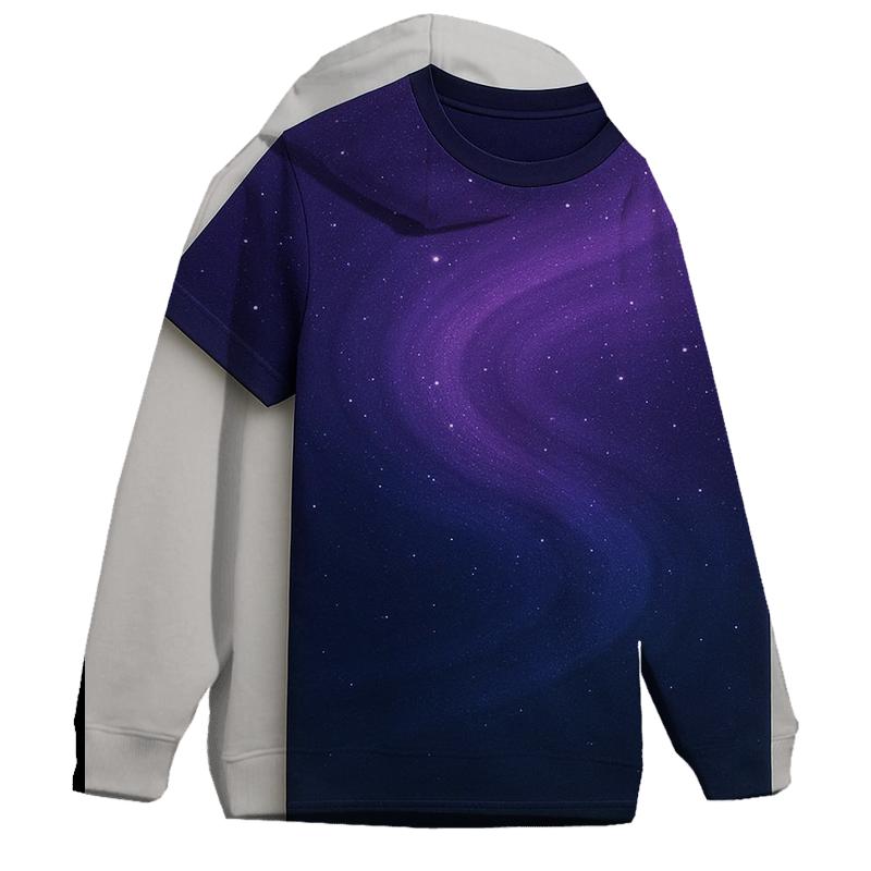 Galaxy Swirl Design Oversized Hoodie