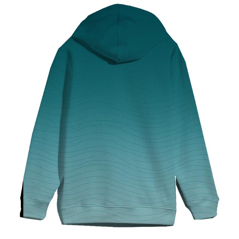 Mystical Ocean Twilight Oversized Hoodie