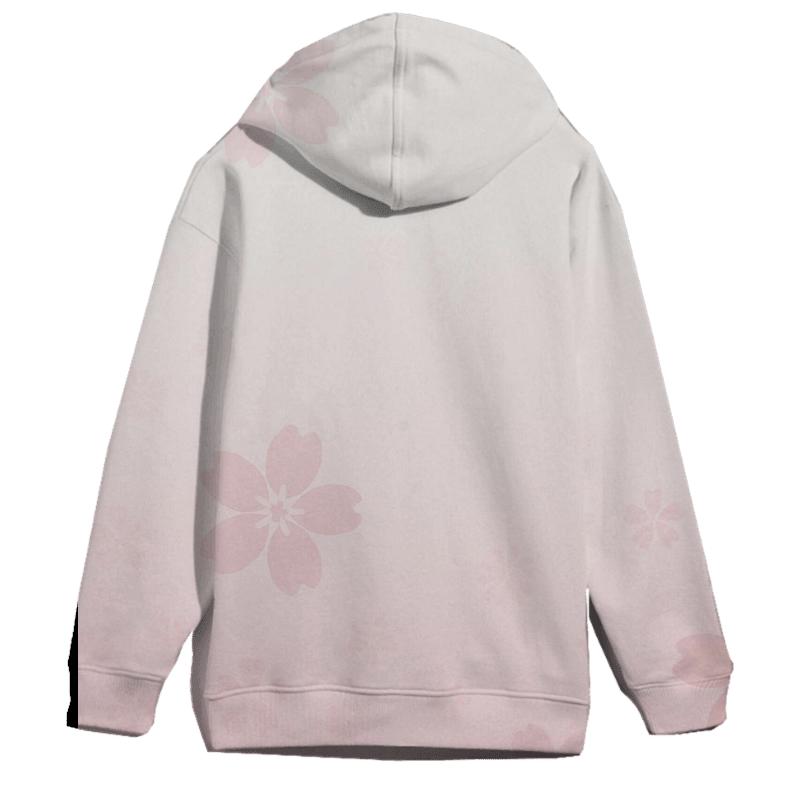 Blushing Cherry Blossoms Oversized Hoodie