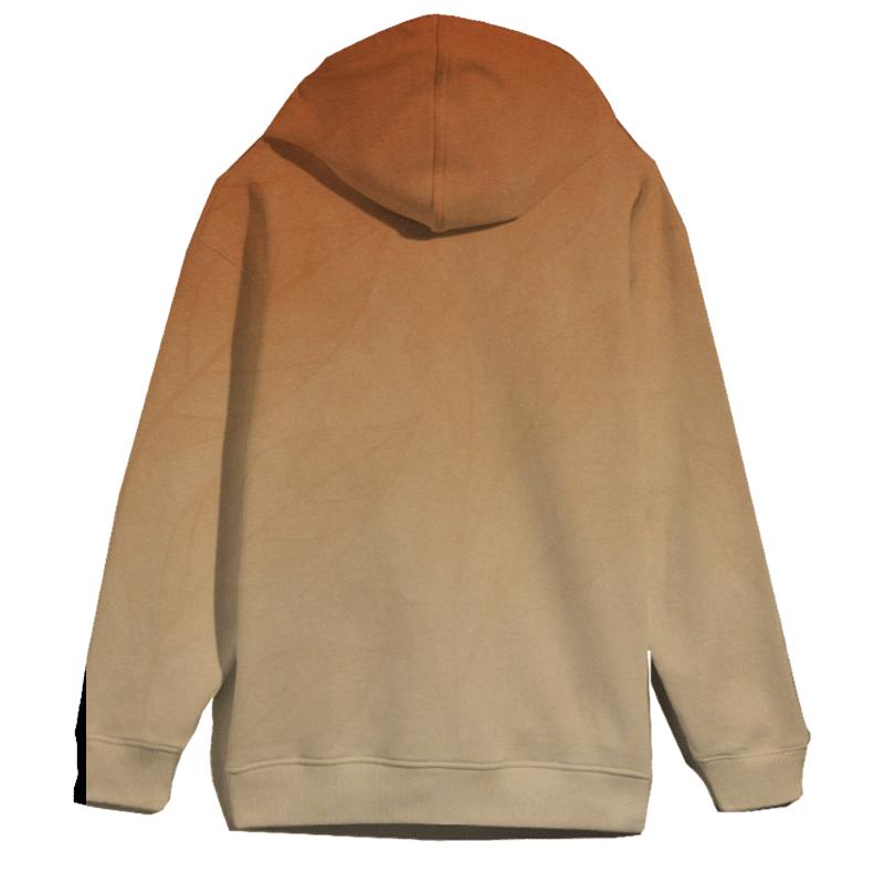 Earthy Tones Transition Oversized Hoodie