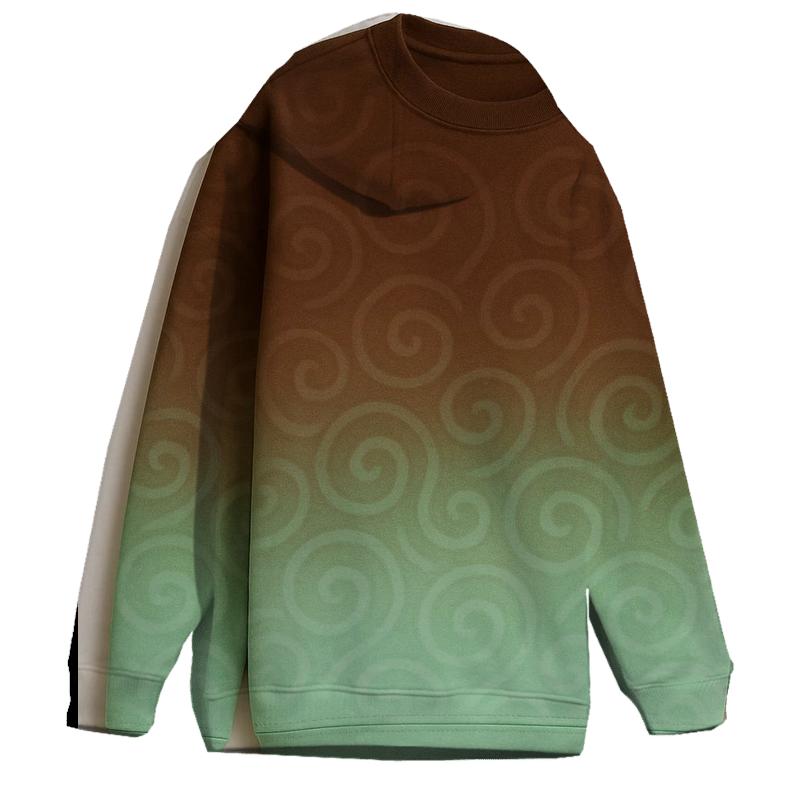 Mint Chocolate Swirl Oversized Hoodie