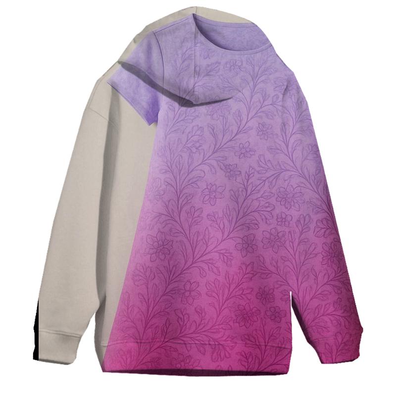 Enchanted Garden Fade Oversized Hoodie