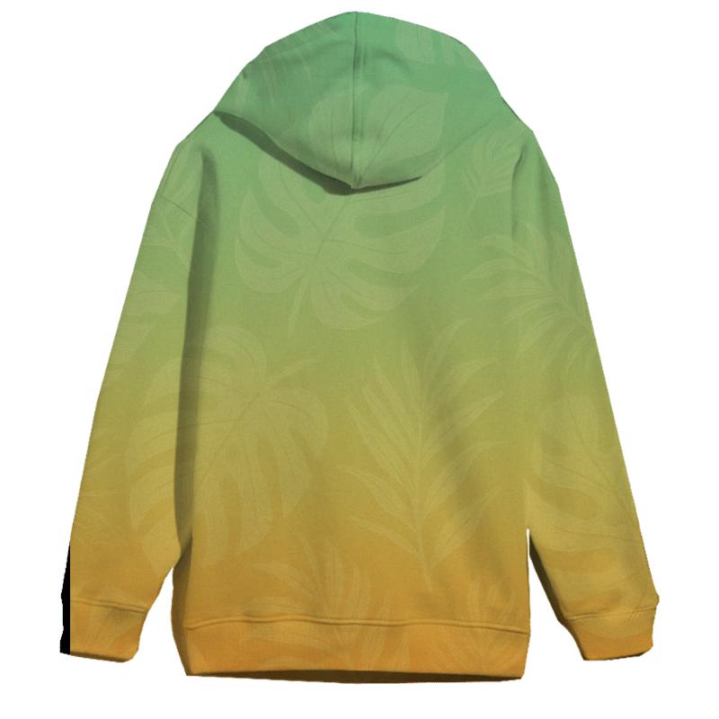 Tropical Paradise Fusion Oversized Hoodie