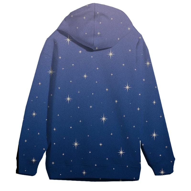 Midnight Dream Gradient Oversized Hoodie