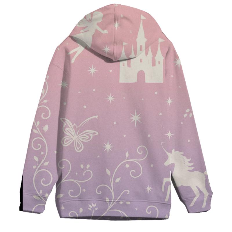 Whimsical Fairy Tale Gradient Oversized Hoodie