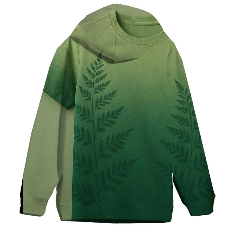 Misty Forest Glade Oversized Hoodie