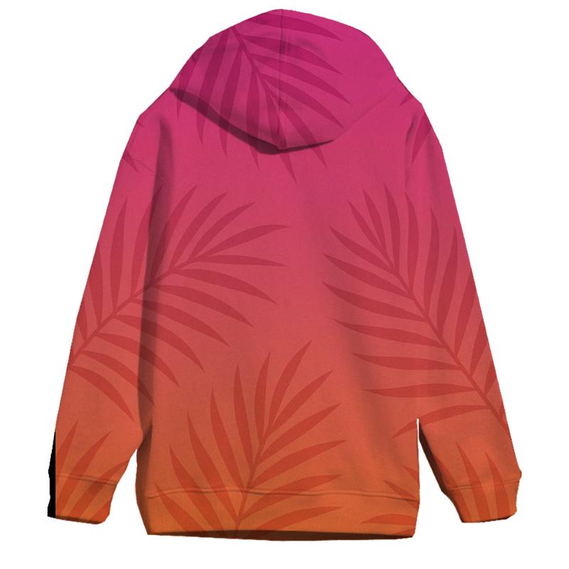 Tropical Sunset Dream Oversized Hoodie