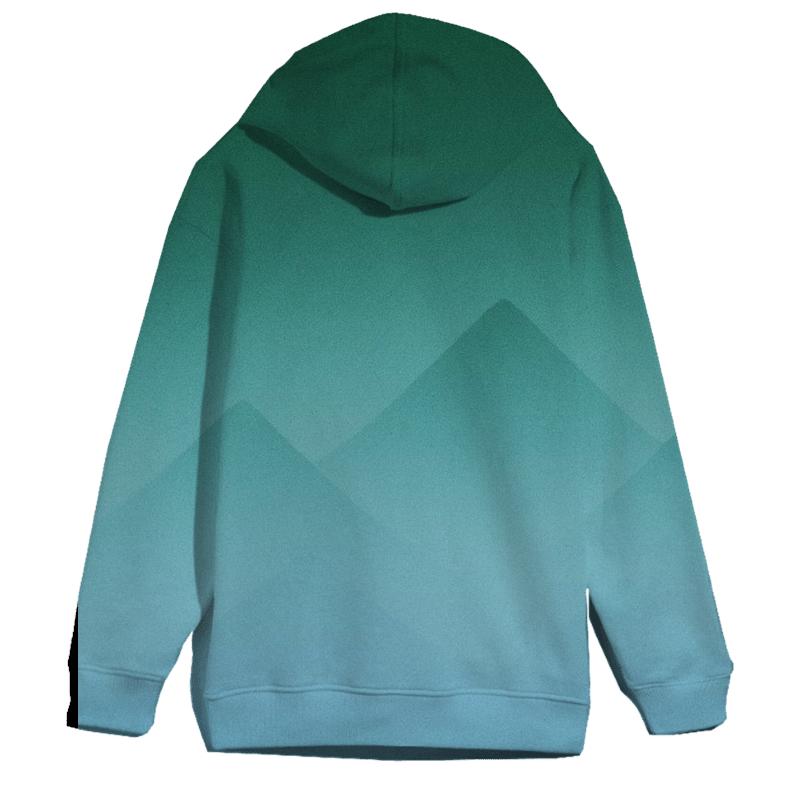 Majestic Mountain Fade Oversized Hoodie