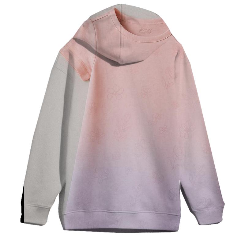 Rising Dawn Blossom Oversized Hoodie