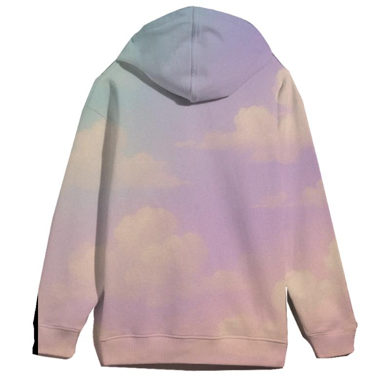 Iridescent Dreamscape Oversized Hoodie