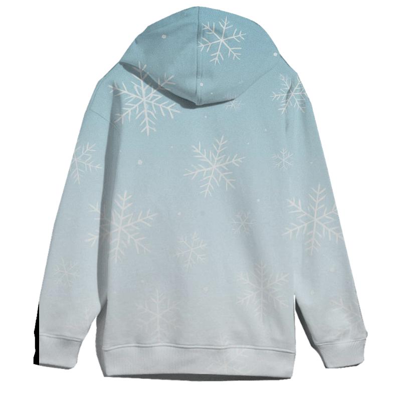 Winter Wonderland Gradient Oversized Hoodie
