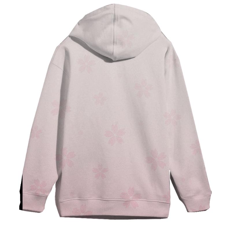Cherry Blossom Fade Oversized Hoodie