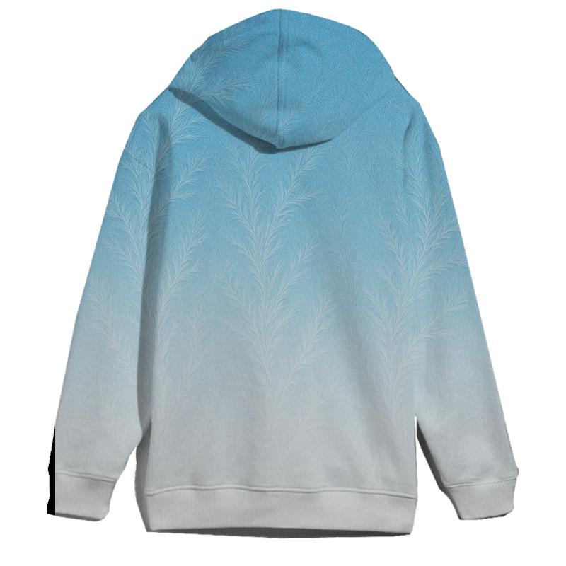 Frosted Glacier Gradient Oversized Hoodie