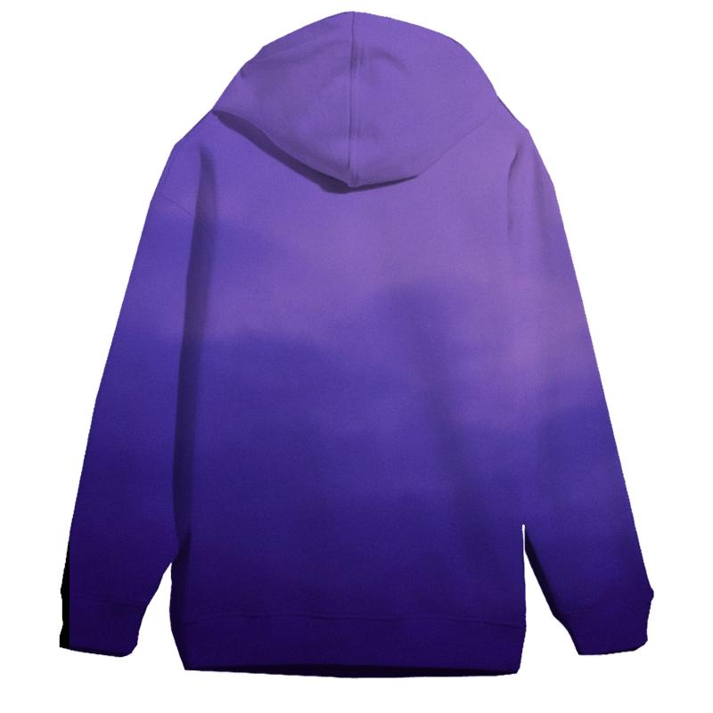 Violet Nightfall Oversized Hoodie