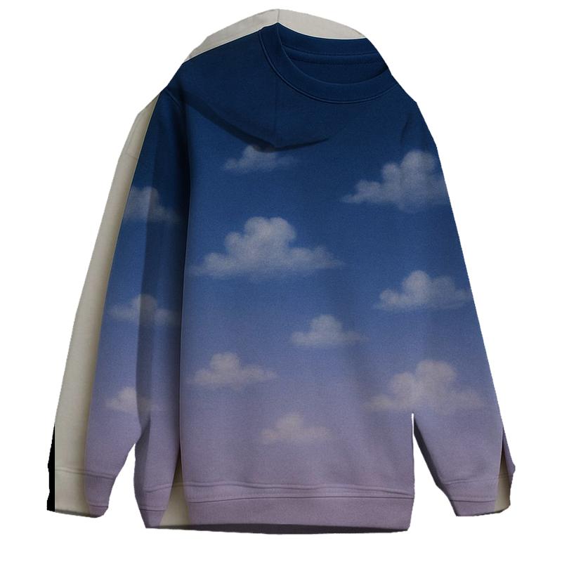 Radiant Twilight Fade Oversized Hoodie