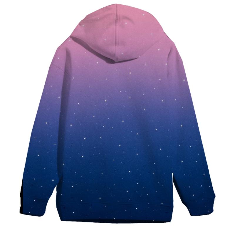 Celestial Sky Fade Oversized Hoodie