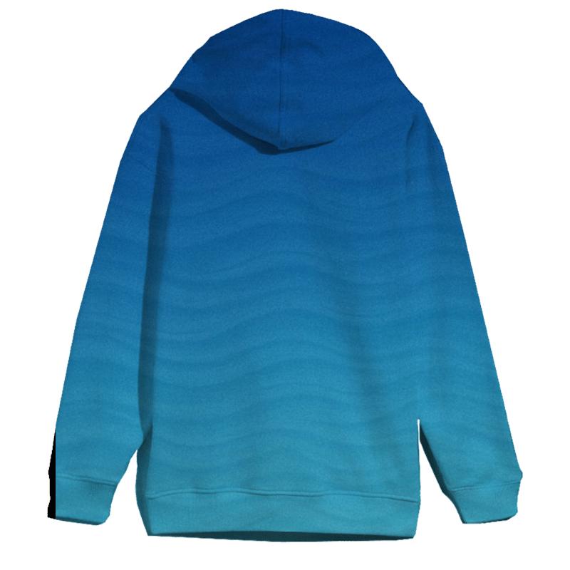 Sapphire Lagoon Oversized Hoodie