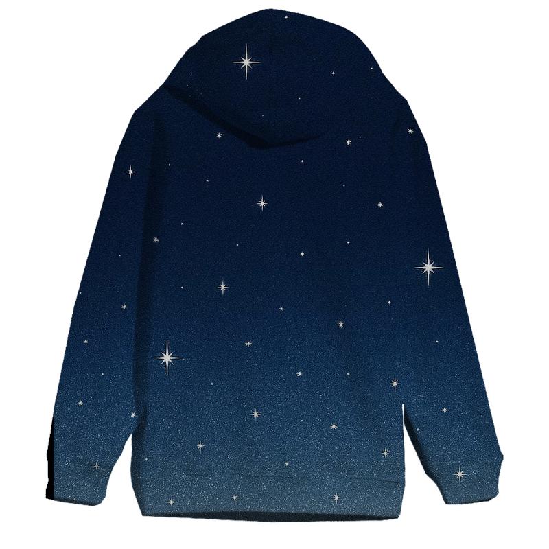 Cosmic Night Sky Oversized Hoodie