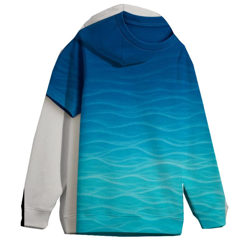 Ocean Breeze Blend Oversized Hoodie