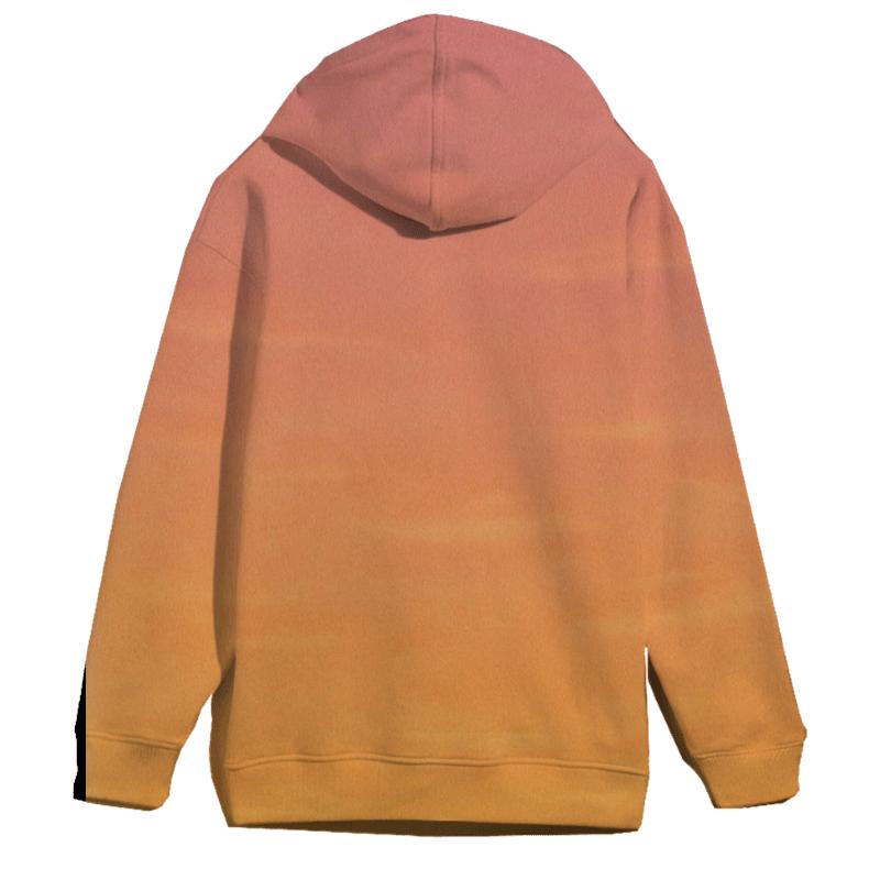Sunset Serenade Gradient Oversized Hoodie