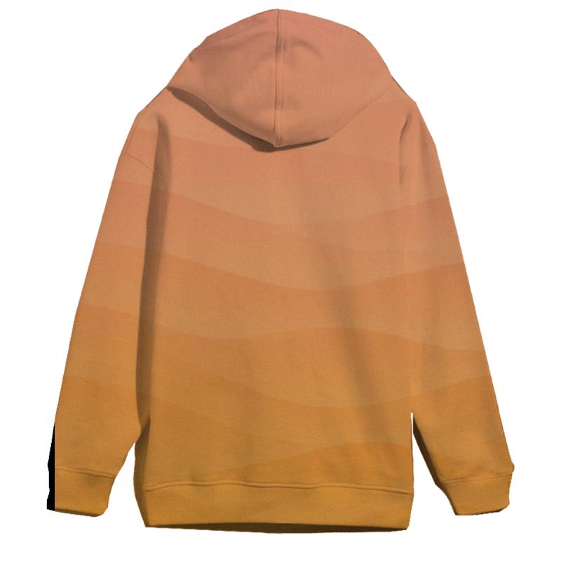 Desert Sunrise Spectrum Oversized Hoodie